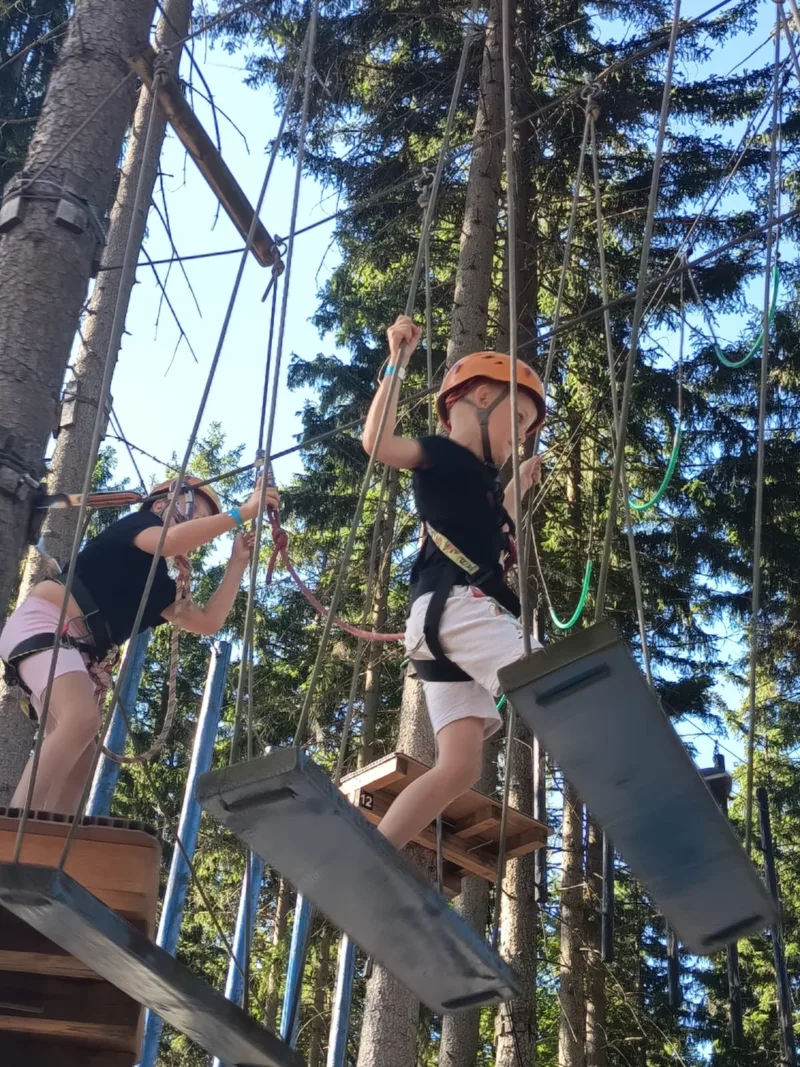 Sportovní odpoledne v lanovém centru