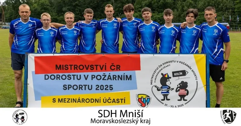 Dorostenečtí hasiči z Mniší získali bronz na MČR v požárním sportu