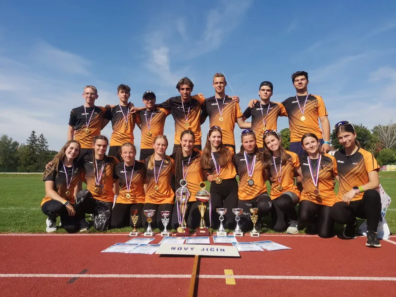 Krajské kolo dorostu v požárním sportu 2024 v barvách Hájova