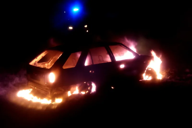 Požár osobního automobilu