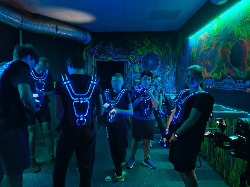 Akční odpoledne (laser game) starších žáků a dorostu spojené s přespáním na hasičárně 2025 Akci podpořilo MŠMT